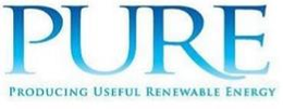 PURE PRODUCING USEFUL RENEWABLE ENERGY trademark
