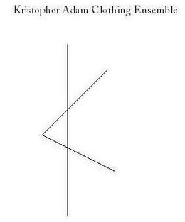K KRISTOPHER ADAM CLOTHING ENSEMBLE trademark