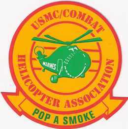USMC/COMBAT HELICOPTER ASSOCIATION MARINES POP A SMOKE trademark