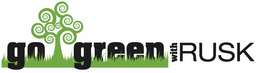 GO GREEN WITH RUSK trademark