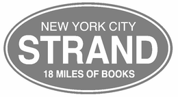 STRAND NEW YORK CITY 18 MILES OF BOOKS trademark