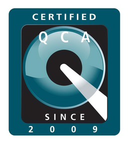 Q CERTIFIED QCA SINCE 2009 trademark