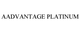 AADVANTAGE PLATINUM trademark