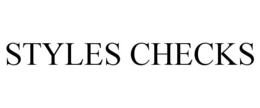 STYLES CHECKS trademark