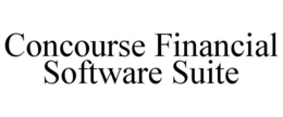 CONCOURSE FINANCIAL SOFTWARE SUITE trademark