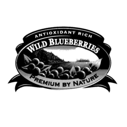 ANTIOXIDANT RICH WILD BLUEBERRIES PREMIUM BY NATURE trademark