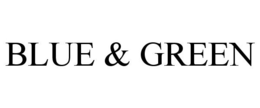 BLUE & GREEN trademark