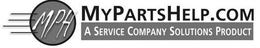 MPH MYPARTSHELP.COM A SERVICE COMPANY SOLUTIONS PRODUCT trademark