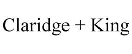 CLARIDGE + KING trademark