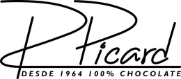 R PICARD DESDE 1964 100% CHOCOLATE trademark