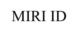 MIRI ID trademark