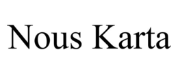 NOUS KARTA trademark