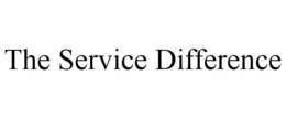 THE SERVICE DIFFERENCE trademark