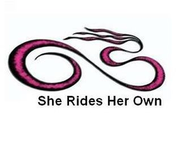 S SHE RIDES HER OWN trademark