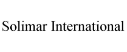 SOLIMAR INTERNATIONAL trademark