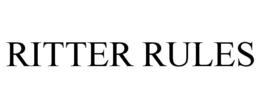 RITTER RULES trademark
