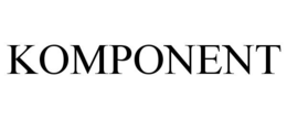 KOMPONENT trademark