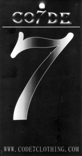 CO7DE 7 WWW.CODE7CLOTHING.COM trademark