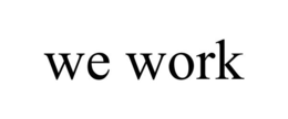 WE WORK trademark