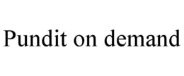 PUNDIT ON DEMAND trademark