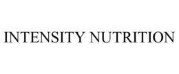 INTENSITY NUTRITION trademark