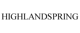 HIGHLANDSPRING trademark