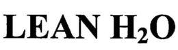 LEAN H2O trademark