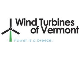 WIND TURBINES OF VERMONT POWER IS A BREEZE. trademark