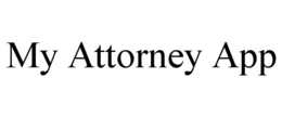 MY ATTORNEY APP trademark