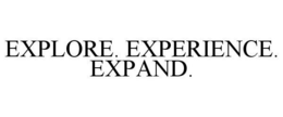 EXPLORE. EXPERIENCE. EXPAND. trademark