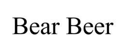 BEAR BEER trademark