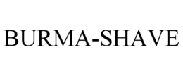 BURMA-SHAVE trademark