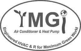 YMGI, AIR CONDITONER & HEAT PUMP, ENGINEERED HVAC & R FOR MAXIMUM GREEN WORLD trademark