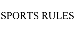 SPORTS RULES trademark