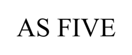 AS FIVE trademark
