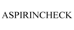 ASPIRINCHECK trademark