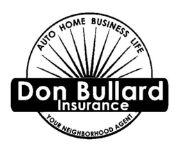 AUTO HOME BUSINESS LIFE DON BULLARD INSURANCE YOUR NEIGHBOR HOOD AGENT trademark
