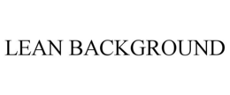 LEAN BACKGROUND trademark