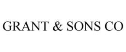 GRANT & SONS CO trademark