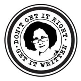 DON'T GET IT RIGHT · GET IT WRITTEN · trademark