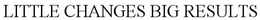 LITTLE CHANGES BIG RESULTS trademark