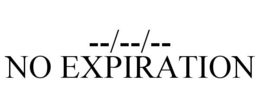 --/--/-- NO EXPIRATION trademark