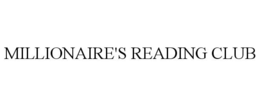 MILLIONAIRE'S READING CLUB trademark