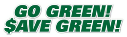 GO GREEN! $AVE GREEN! trademark