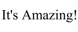 IT'S AMAZING! trademark