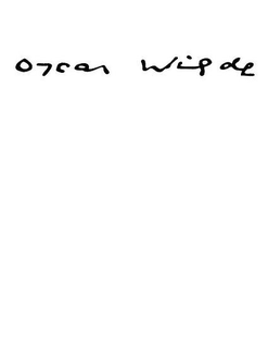 OSCAR WILDE trademark