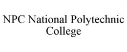 NPC NATIONAL POLYTECHNIC COLLEGE trademark
