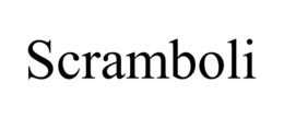SCRAMBOLI trademark