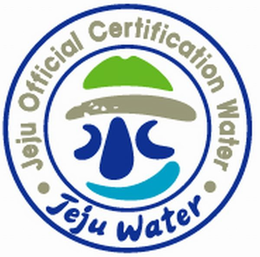 JEJU WATER · JEJU OFFICIAL CERTIFICATION WATER· trademark