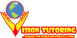 VISION TUTORING ... SHAPING THE WORLD ONE CHILD AT A TIME trademark